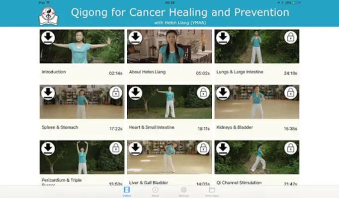 Qigong for Cancer (YMAA) android App screenshot 14