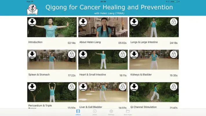 Qigong for Cancer (YMAA) android App screenshot 8